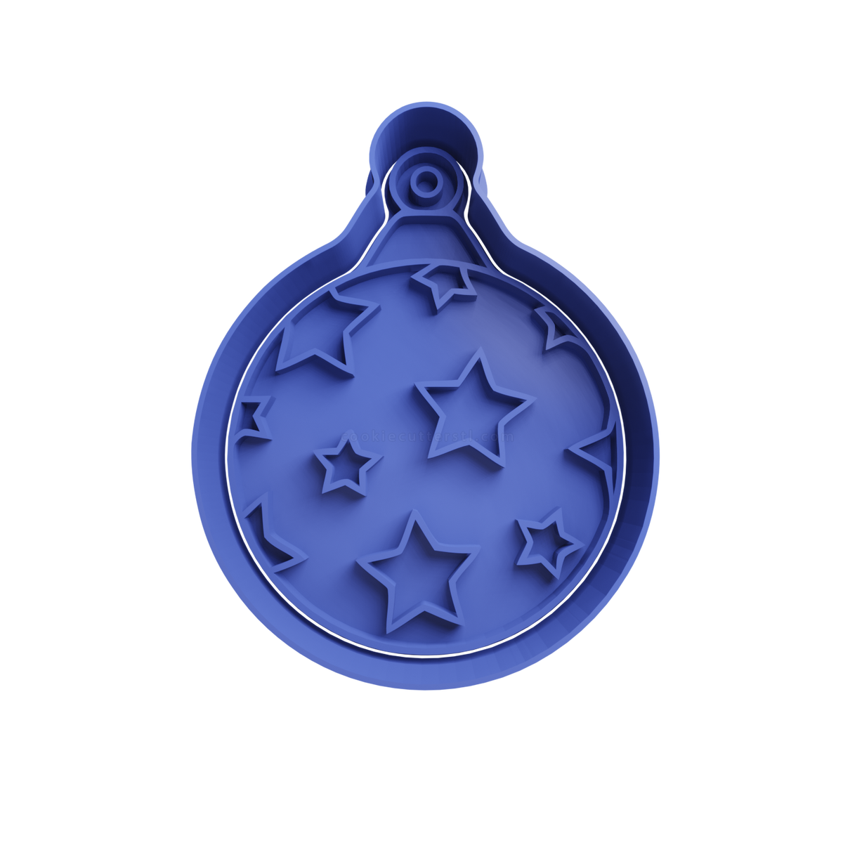 Christmas Bubbles with Stars Cookie Cutter 6 - 3D printed Christmas cookie cutter
