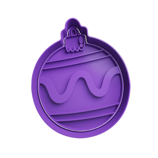 Christmas Bubbles Cookie Cutter - 3D printed Christmas cookie cutter