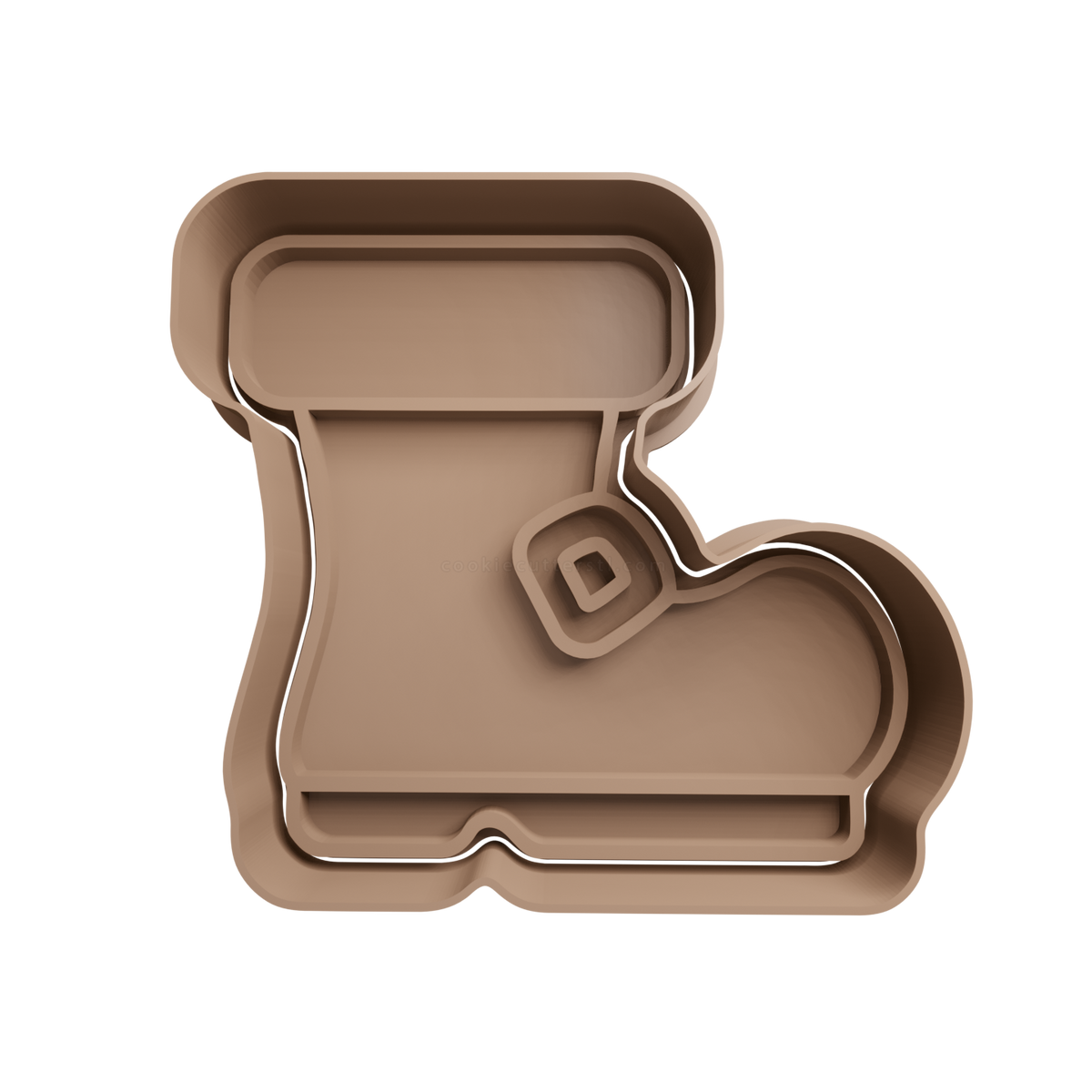 Santa’s Boot Cookie Cutter - 3D Printed Cookie Cutter & Fondant Baking Stamp | AusHobby