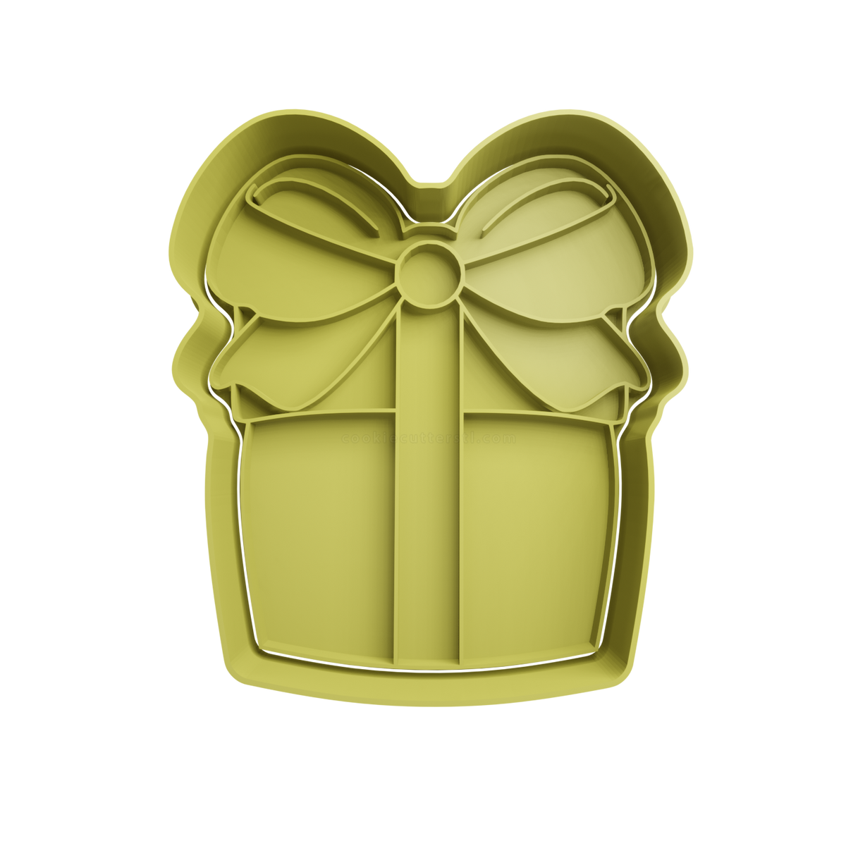 Christmas Box Cookie Cutter 3 - 3D printed Christmas cookie cutter