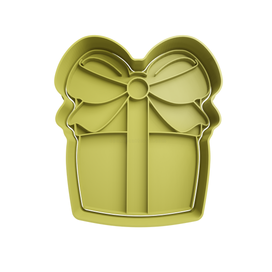 Christmas Box Cookie Cutter 3 - 3D printed Christmas cookie cutter