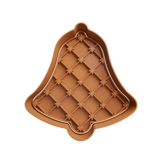 Bell Cookie Cutter 4 - 3D printed Christmas cookie cutter