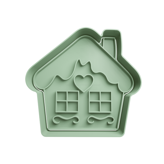 House Christmas Cookie Cutter 4 - 3D printed Christmas cookie cutter