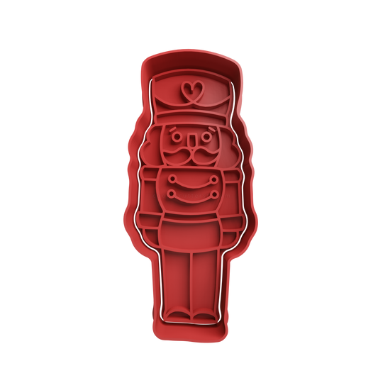 Nutcracker Cookie Cutter 3 - 3D printed Christmas cookie cutter