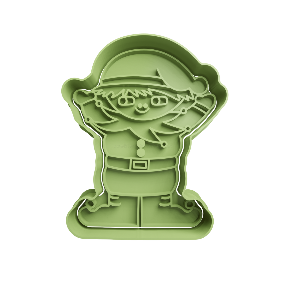 Santa’s Helper Cookie Cutter 8 - 3D printed Christmas cookie cutter