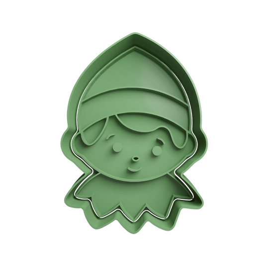 Santa’s Helper Cookie Cutter 4 - 3D printed Christmas cookie cutter