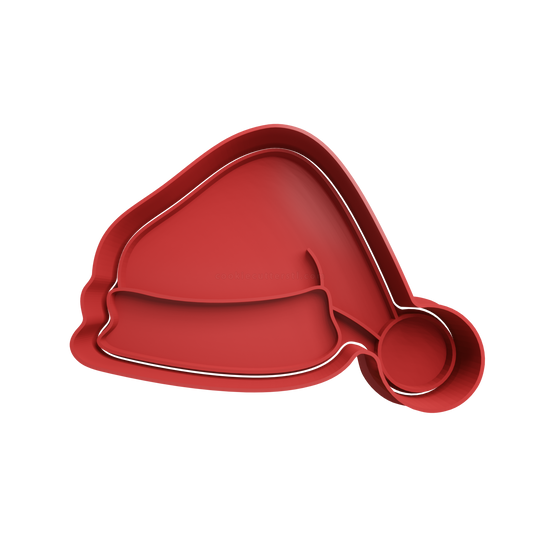 Santa Hat Cookie Cutter - 3D printed Christmas cookie cutter
