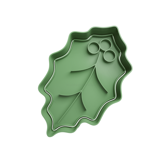 Mistletoe Christmas Cookie Cutter 5 - 3D printed Christmas cookie cutter