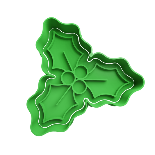 Mistletoe Christmas Cookie Cutter 3 - 3D printed Christmas cookie cutter