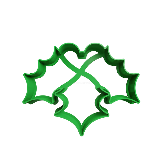 Mistletoe Christmas Cookie Cutter 4 - 3D printed Christmas cookie cutter