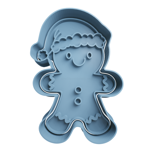 Gingerbread Man Cookie Cutter 15 - 3D printed Christmas cookie cutter