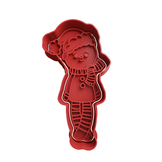 Doll Cookie Cutter - 3D printed Christmas cookie cutter