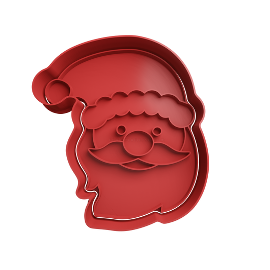 Santa Claus Cookie Cutter 11 - 3D printed Christmas cookie cutter