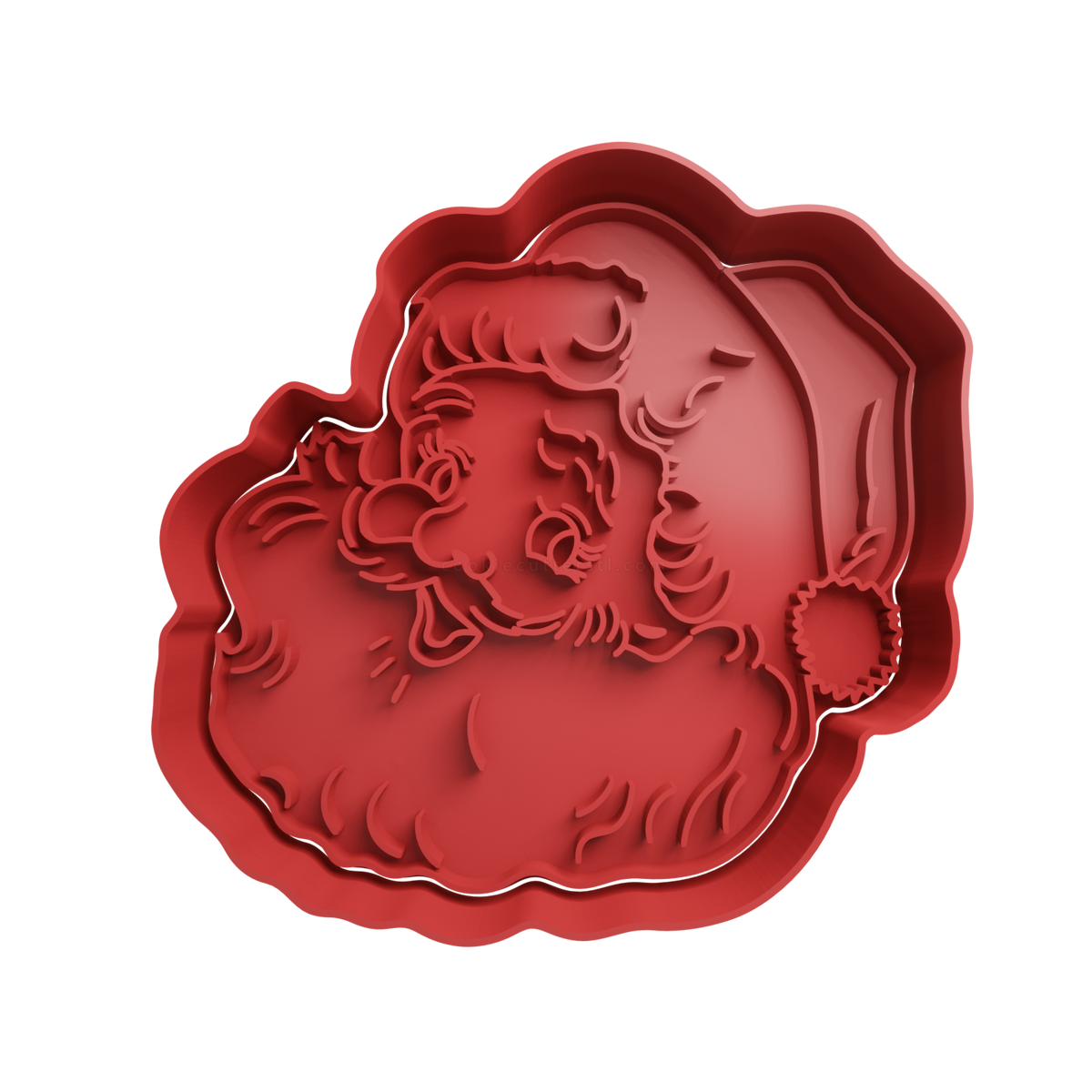 Santa Claus Cookie Cutter 15 - 3D printed Christmas cookie cutter