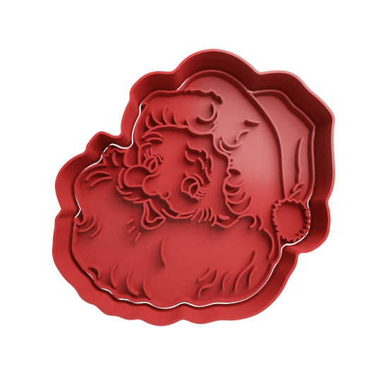 Santa Claus Cookie Cutter 15 - 3D printed Christmas cookie cutter
