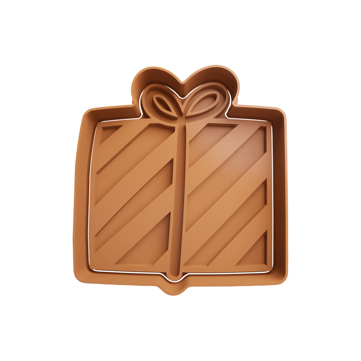 Christmas Box Cookie Cutter - 3D printed Christmas cookie cutter