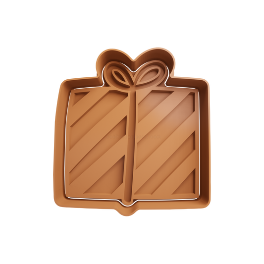 Christmas Box Cookie Cutter - 3D printed Christmas cookie cutter