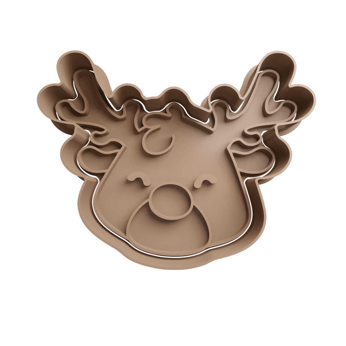 Reindeer Cookie Cutter 14 - 3D printed Christmas cookie cutter