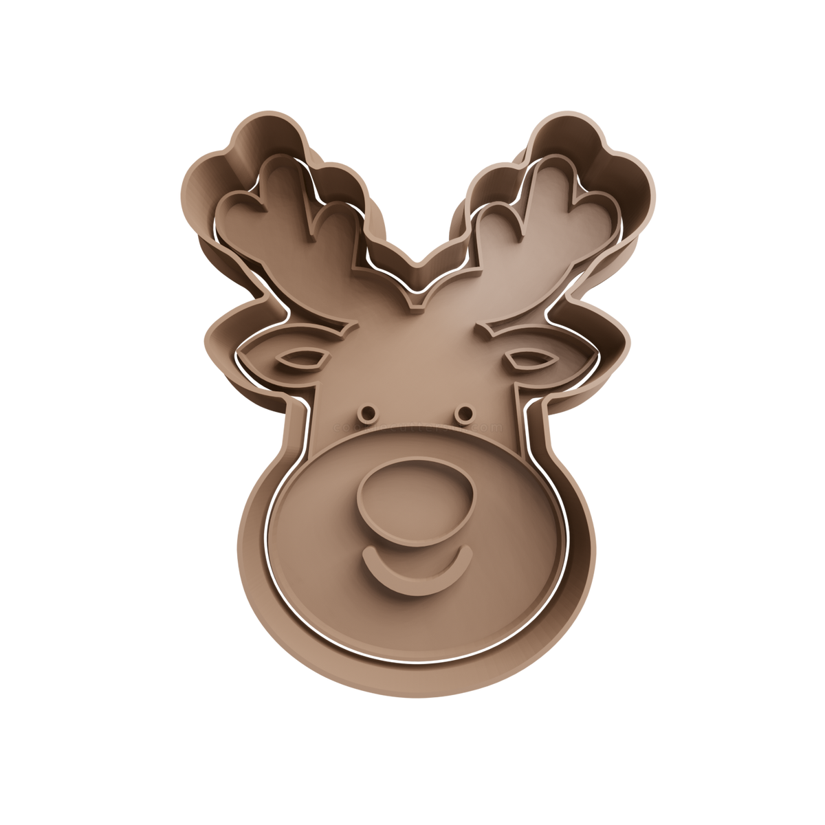 Reindeer Cookie Cutter 19 - 3D printed Christmas cookie cutter
