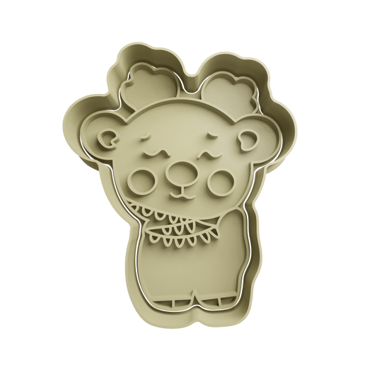 Reindeer Cookie Cutter 18 - 3D printed Christmas cookie cutter