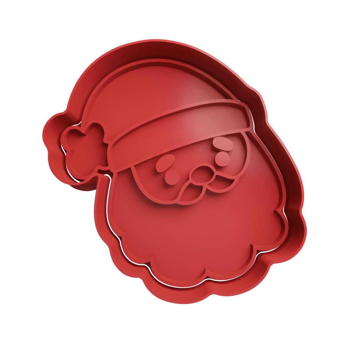 Santa Claus Cookie Cutter 13 - 3D printed Christmas cookie cutter