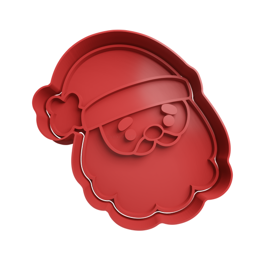 Santa Claus Cookie Cutter 13 - 3D printed Christmas cookie cutter
