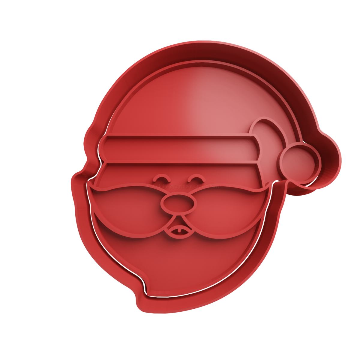 Santa Claus Cookie Cutter 21 - 3D printed Christmas cookie cutter