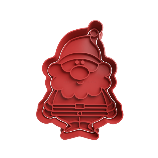 Santa Claus Cookie Cutter 23 - 3D printed Christmas cookie cutter