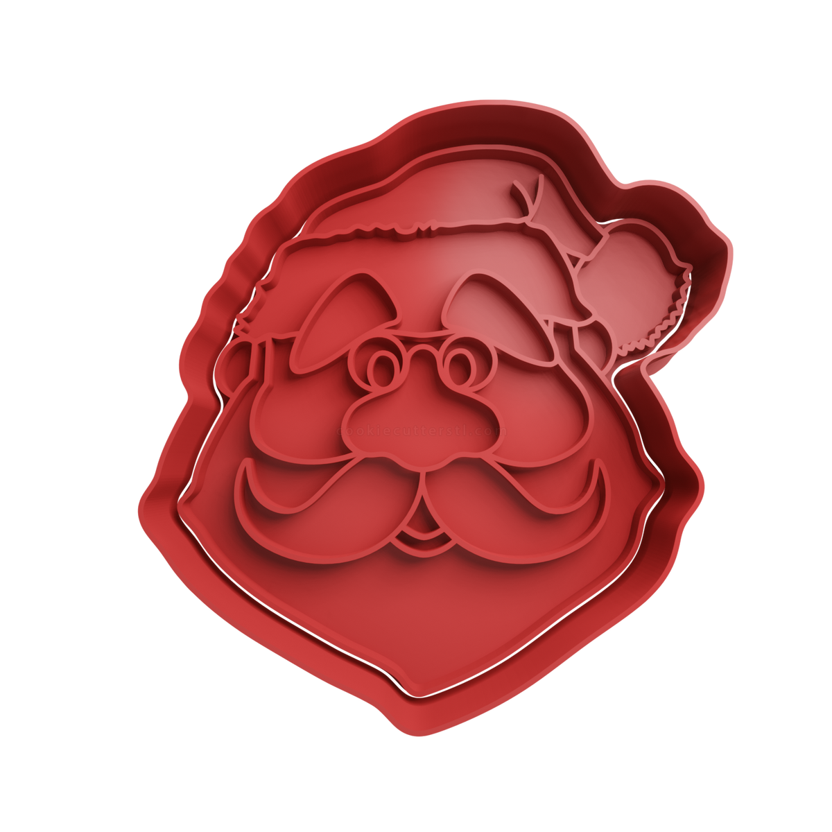 Santa Claus Cookie Cutter 22 - 3D printed Christmas cookie cutter