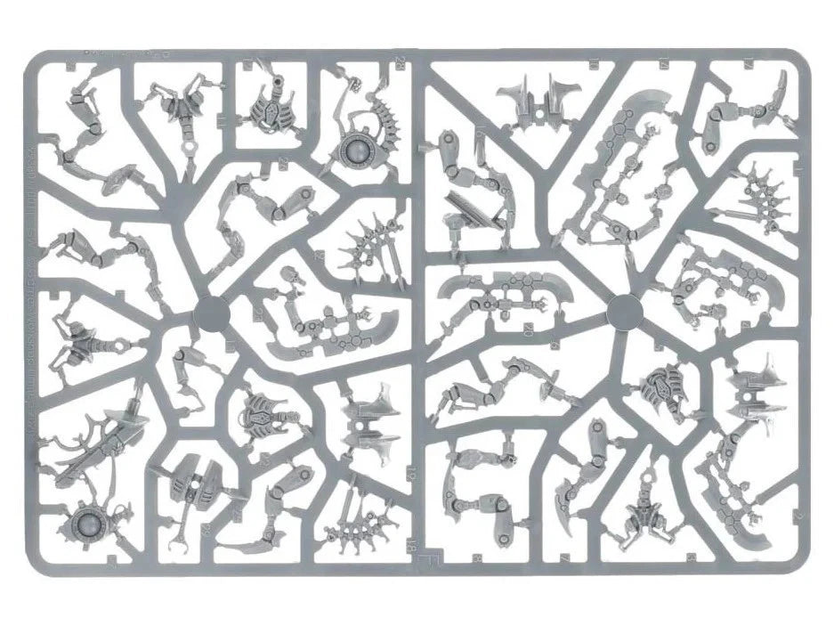 Warhammer 40k Necrons: Ophydian Destroyers x3 + Plasmacyte (New on Sprue) - Genuine Games Workshop Warhammer Miniature Kit