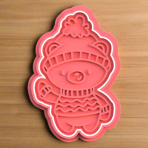 Christmas Cookie Cutter & Embosser Cutter 2pce Set 1