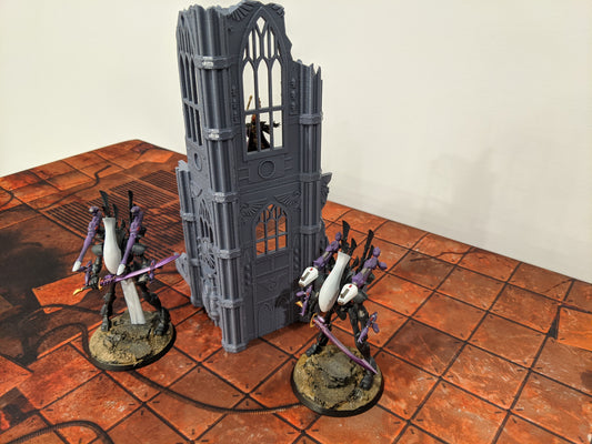 Warhammer 40k Terrain ruins Basilica Administratum style replica