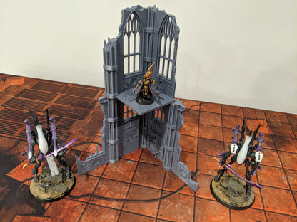 Warhammer 40k Terrain ruins Basilica Administratum style replica