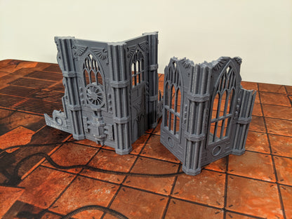 Warhammer 40k Terrain ruins Basilica Administratum style replica