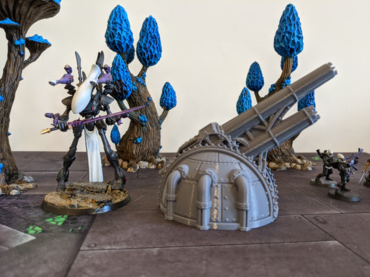 Planet Defence Orbital Gun Scenery - Warlayer
