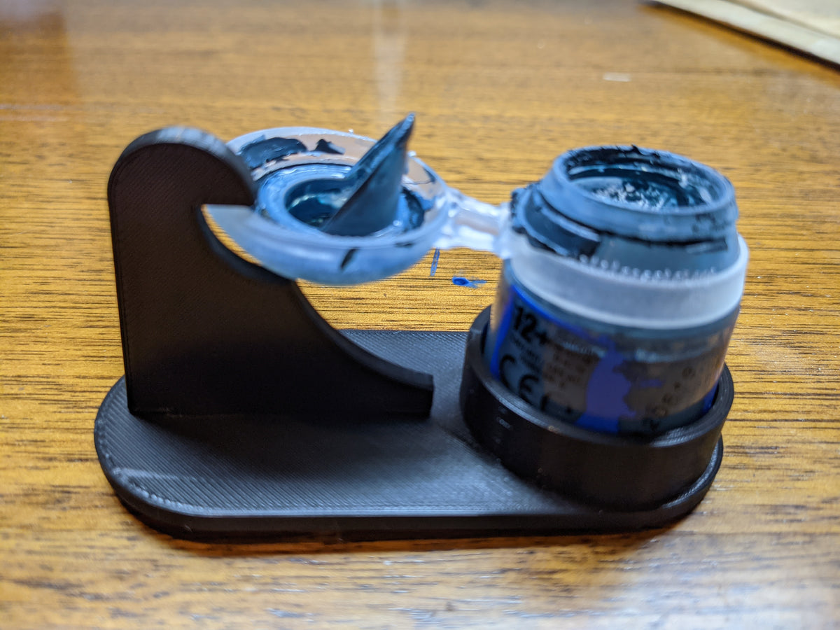 Citadel paint pot holder - Supports all current paint pot sizes