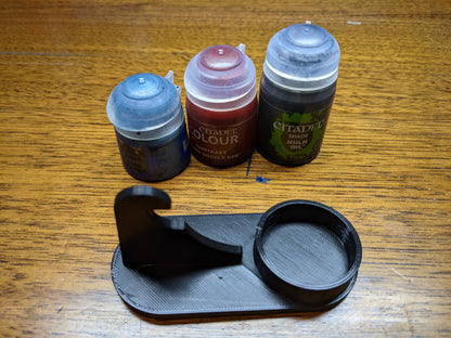 Citadel paint pot holder - Supports all current paint pot sizes