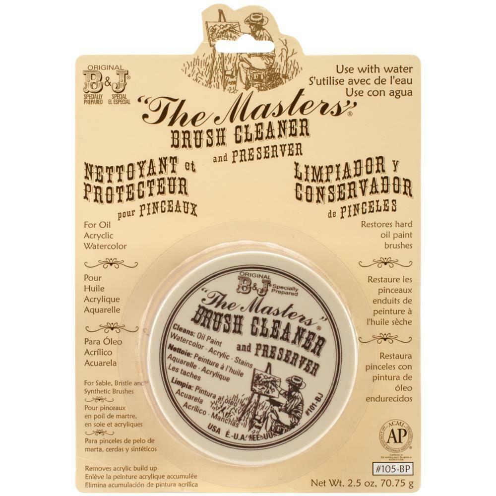 The Masters Brush Cleaner & Preserver (2.5 oz / 74.7g) - Tub #101-BJ