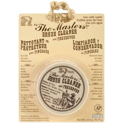 The Masters Brush Cleaner & Preserver (2.5 oz / 74.7g) - Tub #101-BJ