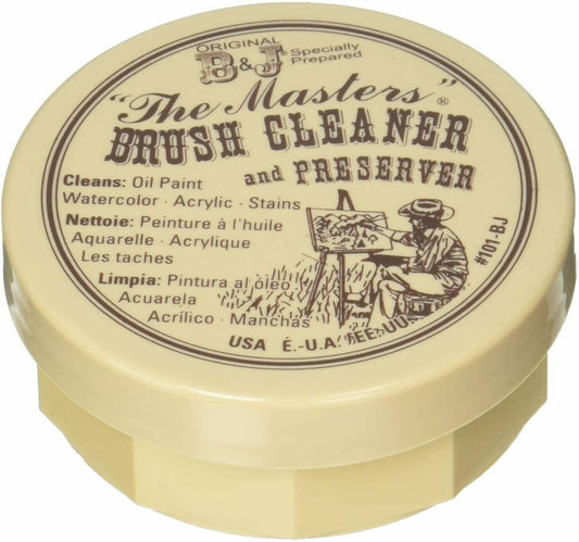 The Masters Brush Cleaner & Preserver (2.5 oz / 74.7g) - Tub #101-BJ