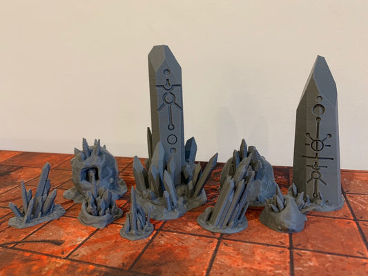 Warhammer 40k Terrain Necrons Crystals