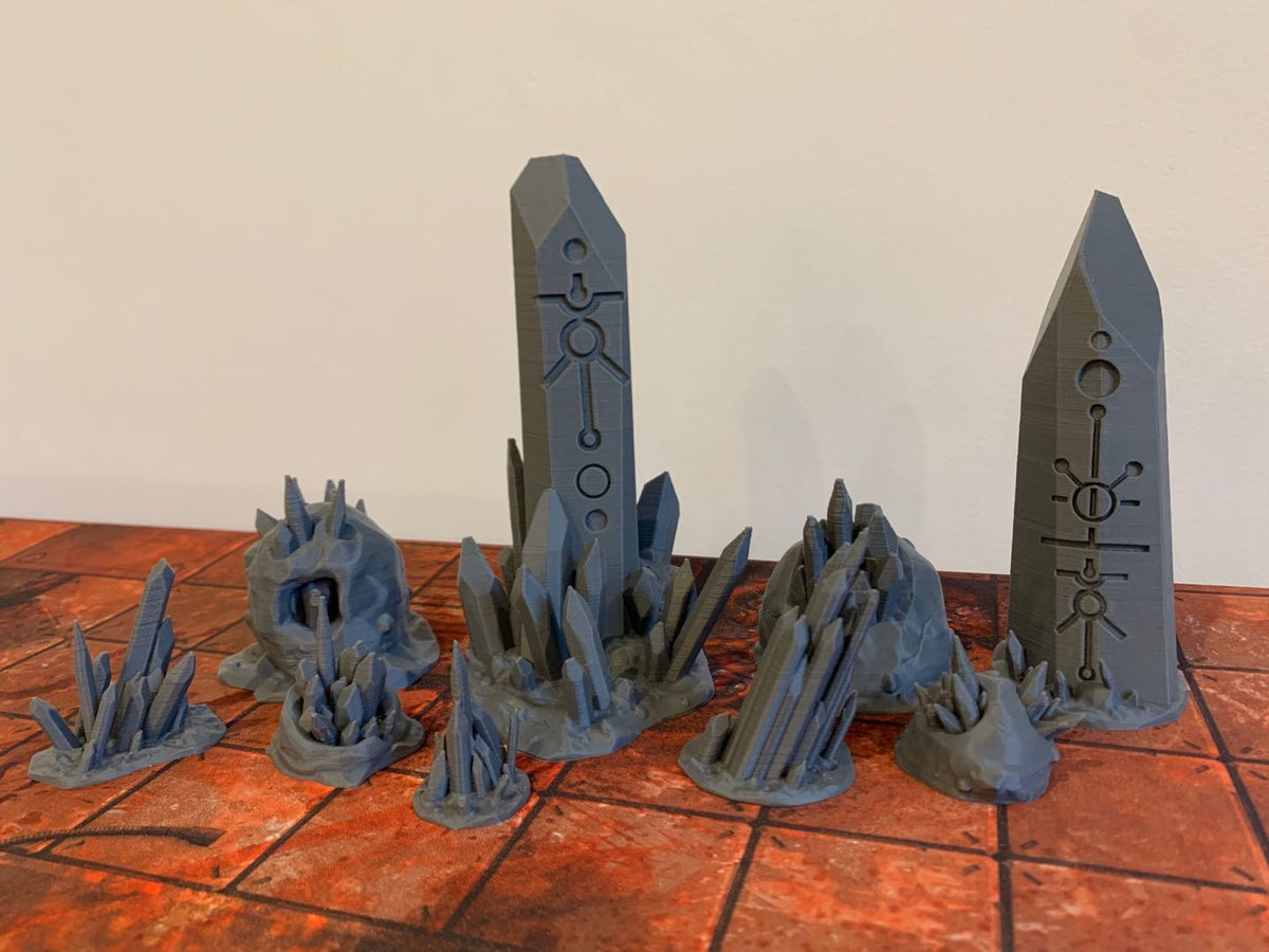 Warhammer 40k Terrain Necrons Crystals – Aushobby