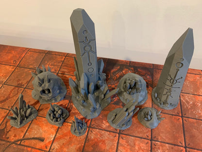 Warhammer 40k Terrain Necrons Crystals
