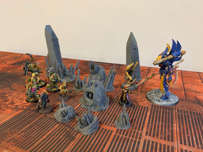 Warhammer 40k Terrain Necrons Crystals